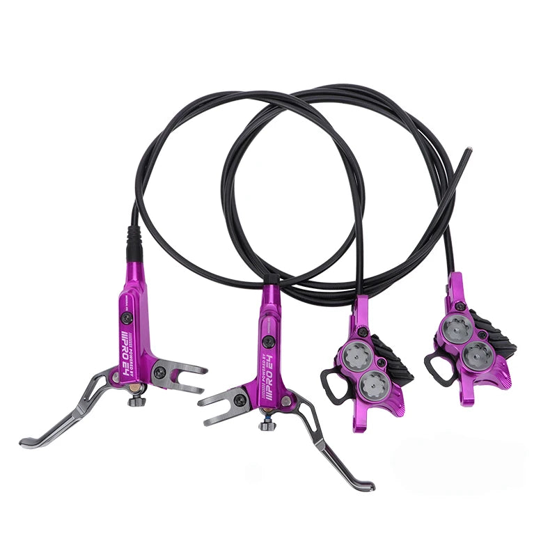 IIIPRO E4 CNC Mountain Bike Hydraulic Brake 800/1550mm Front Rear Brake 4 Piston Oil Pressure AM DH E-bike MTB Disc Brake