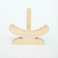 Custom Desktop Wooden Plate Display Stand Classic Style Tea & Cake Holder Rack for Parties