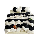Home Designer Bed Microfiber Cotton Bed Sheet Duvet Cover Set Queen Size Bedding Set
