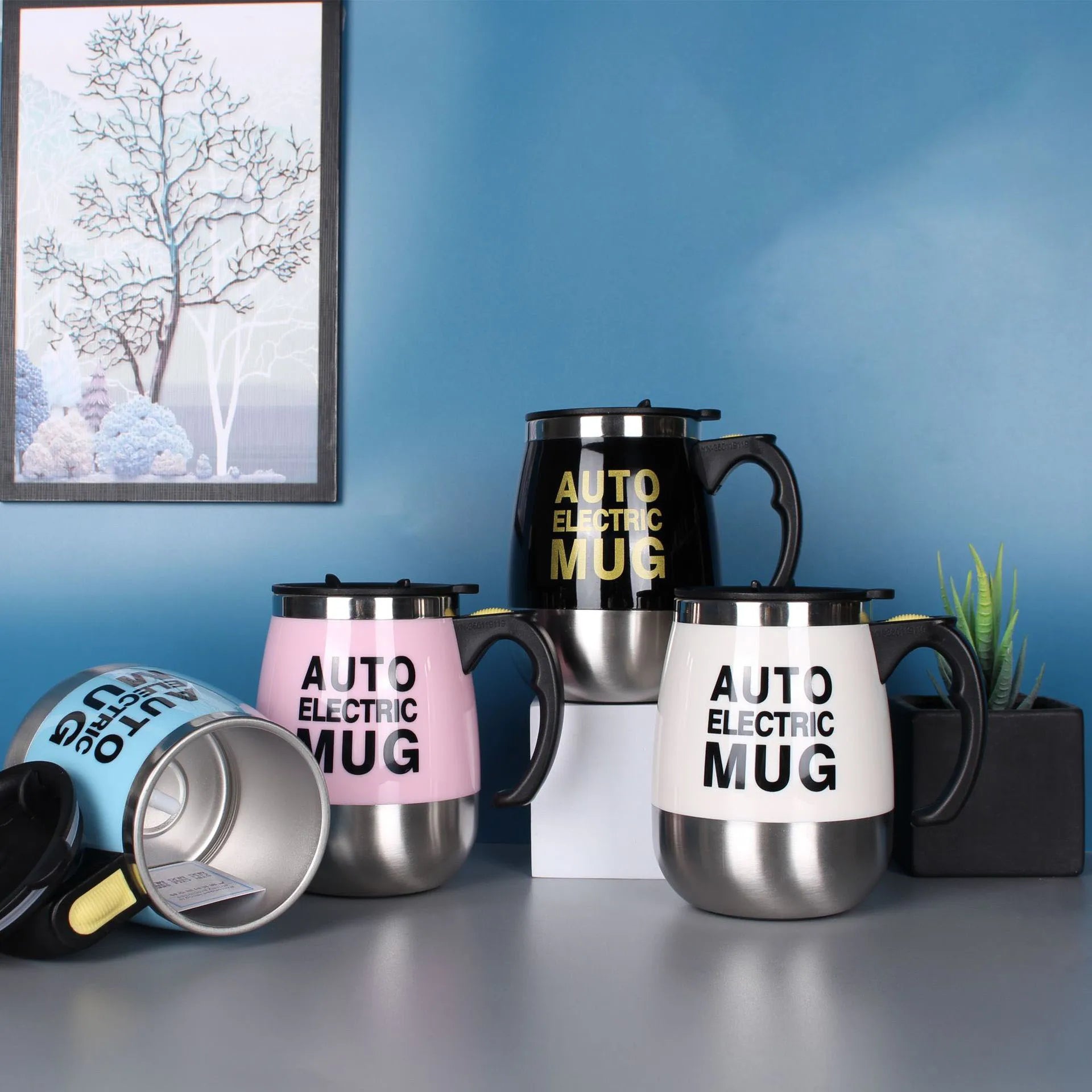 Self Stirring Mug Auto Mixing Coffee Cup Magnetic Stir Cup Magnetic Stirring Cup