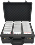Premium Black 4 Row Graded Card Storage Box for  Card