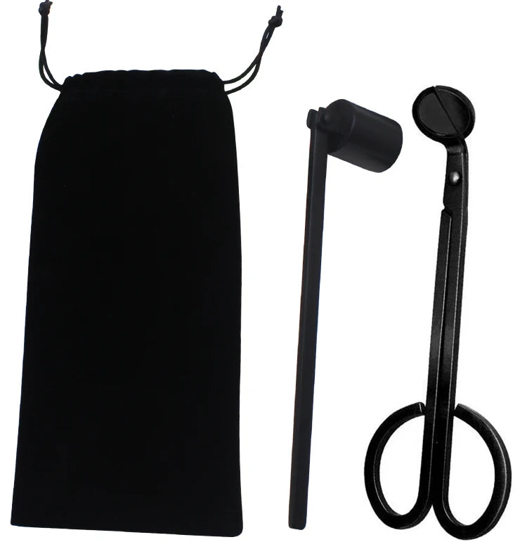 Wholesale Candle Accessories Multi-color Wick Trimmer Candle Snuffer Candle Scissors Set with logo