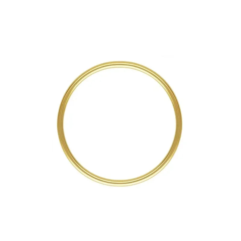 High Grade 14K Gold Filled 1.0MM Plain Stacking Rings Jewelry Women