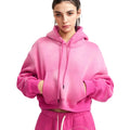 Women Soft Comfort Thermal Fleece Lightweight Tie Dye Running Hoodie