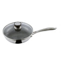 China Cookware Manufacturer PFOA Free 3 Layer Stainless Steel Nonstick Saute Pan with Lid