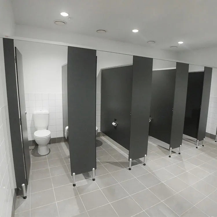 Modern Design Commercial Public Restroom with Single or Multiple Side-by-Side Hotel Toilet Partitions
