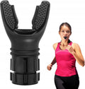 Portable Breathing Trainer Soft Silicone Adjustable Resistance Respiratory Muscle Trainer for Strengthen Breathing