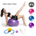 Eco-friendly Wholesale PVC Gym Yoga Ball 55/65/75cm Fitness Durable Exercise Ball with Color Box