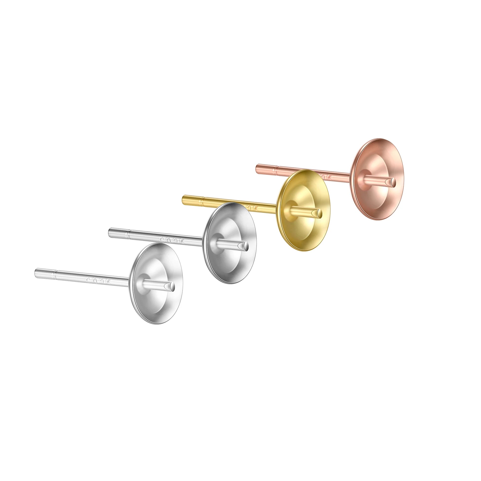 Good Quality S925 Silver Jewelry Accessories Bowl Shaped with Pin Stud Earrings