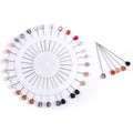 Wholesale Stainless Steel Brooch Pins Hijab Scarf Wrap Solid Dress Accessories Square Shawl Gift Party China 30 Sheet