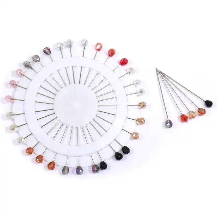 Wholesale Stainless Steel Brooch Pins Hijab Scarf Wrap Solid Dress Accessories Square Shawl Gift Party China 30 Sheet