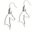 Wholesale Surgical Stainless Steel Silver High Polishing Horse Head Designing Hoop Earring for Woman