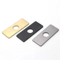 Modern Factory Hot Selling 6inch Faucet Cover Plate Chrome Stainless Steel Basin Faucet Hole Cover Deck Base Plate for Bathroom
