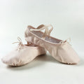 JW Basic Girls Ballet Dance Shoes Canvas Soft Sole Cotton Lining Genuine Leather Sole Ballet Slippers