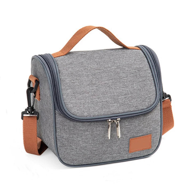 Custom Logo Eco-Reusable Insulated Lunch Bag Cooler Tote Solar Panel Feature for Outdoor Picnics Food Storage Printed for Men