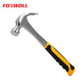 Mirror Polished Bright Hammers Head Non-slip Handle Straight Claw Hammer