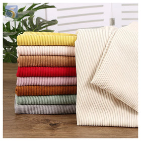 YX2341 Custom Non-Stretch 360gsm 8W Wale 100% Polyester Corduroy Fabric for Dresses 2026 New Corduroy Fabric Textile