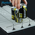Supermarket Divider Automatic Fridge Water Self Feed Management Roller Glide System Drink Bottle Shelf Pusher