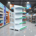 Customized Shop Best-selling Heavy Duty Dismountable Store Display Supermarket Racks Gondola Metal Perforated Single Double Side
