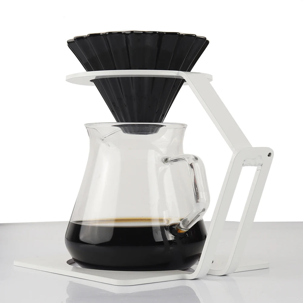 Wholesale Customizable Household Hand Drip Pour-over Coffee Brewer Holder Metal Filter Holder Rack