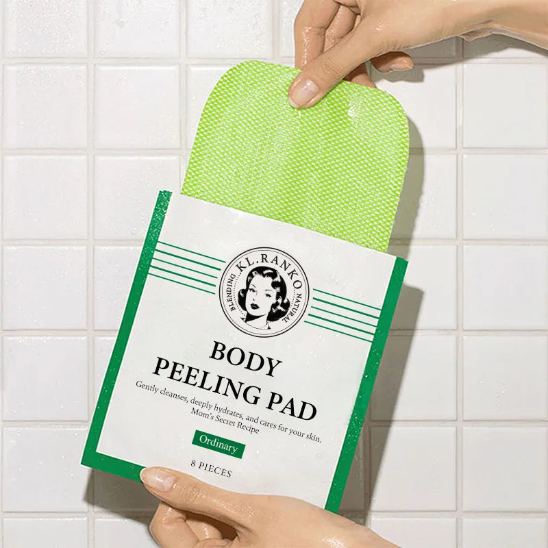 Wholesale Newest Customized Logo Korean Bath Set with Floral Scent Exfoliating Shower Gel and Moisturizing Body Pads