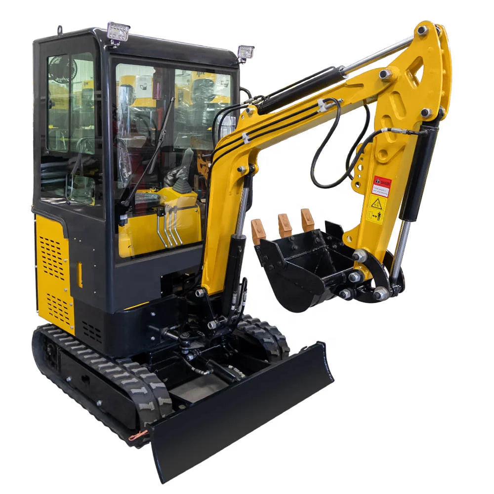 1.5 Ton 1500 KG Diesel Engine Side Joystick Crawler Ton Hydraulic Pump Micro Excavator for Sale Digger Machine