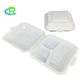 Factory Price Eco Friendly  Disposable Restaurant Cornstarch PP Disposable Freezer Containers Cornstarch
