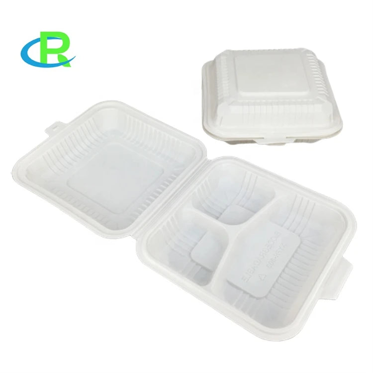 Factory Price Eco Friendly  Disposable Restaurant Cornstarch PP Disposable Freezer Containers Cornstarch