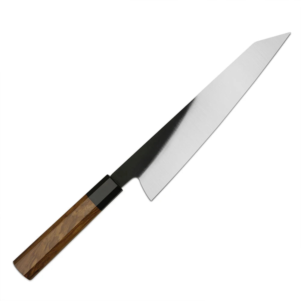 Yangjiang Amber 9.5inch Japanese Knife Professional Kitchen Knife with Black Finished Olive Wood Handle