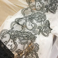New 3D Black and White Fishing Line Lace Accessories for Garments