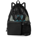 Large Capacity Lightweight Waterproof Mesh Drawstring Backpack for Swimming