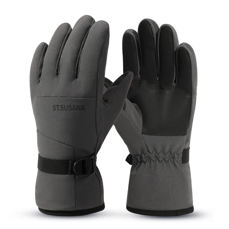 Wholesale Touchscreen Texting Man Winter Warm Waterproof Ski Gloves for Motorcycle