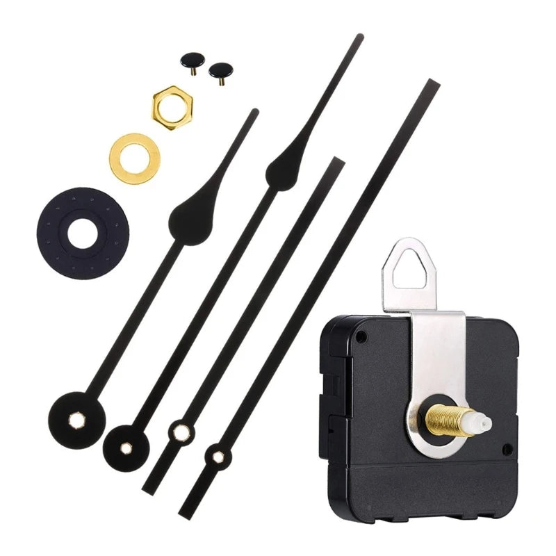 Sweep Clock Movement Silent Wall Clock Mechanism With Metal Clock Hands