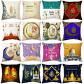 EID MUBARAK Cushion Cover Ramadan Decoration Muslim Party Decor Islam Gifts Eid Al Adha Ramadan Kareem Pillow Case XJ197