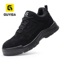 GUYISA Safety Shoes Insulated 10KV Anti Smashing and Anti Piercing Black Lightweight