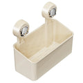 OWNSWING Vacuum Shower Caddy Suction Cup No-Drilling Removable Waterproof Bathroom Wall Shelf Shower Basket Storage Organizer