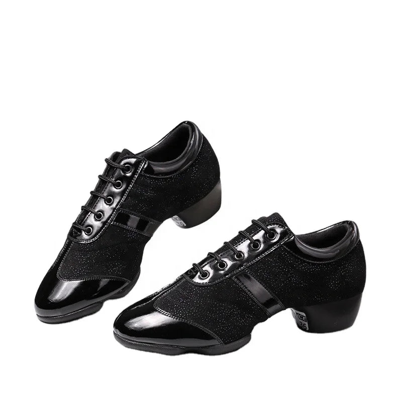 Men's and Women's Spring New Indoor Latin Dance Performance Shoes for Adults Cha Cha Stage Shoes for Teachers