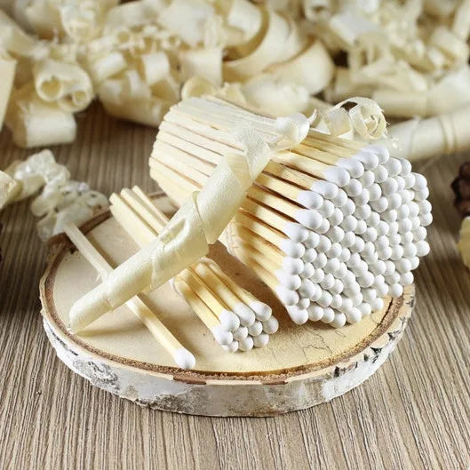 Bulk Wholesale Long Safety Eco-Friendly Classic Style White Tip Wood Matches for Candle Lighting Household Party Hotel Use