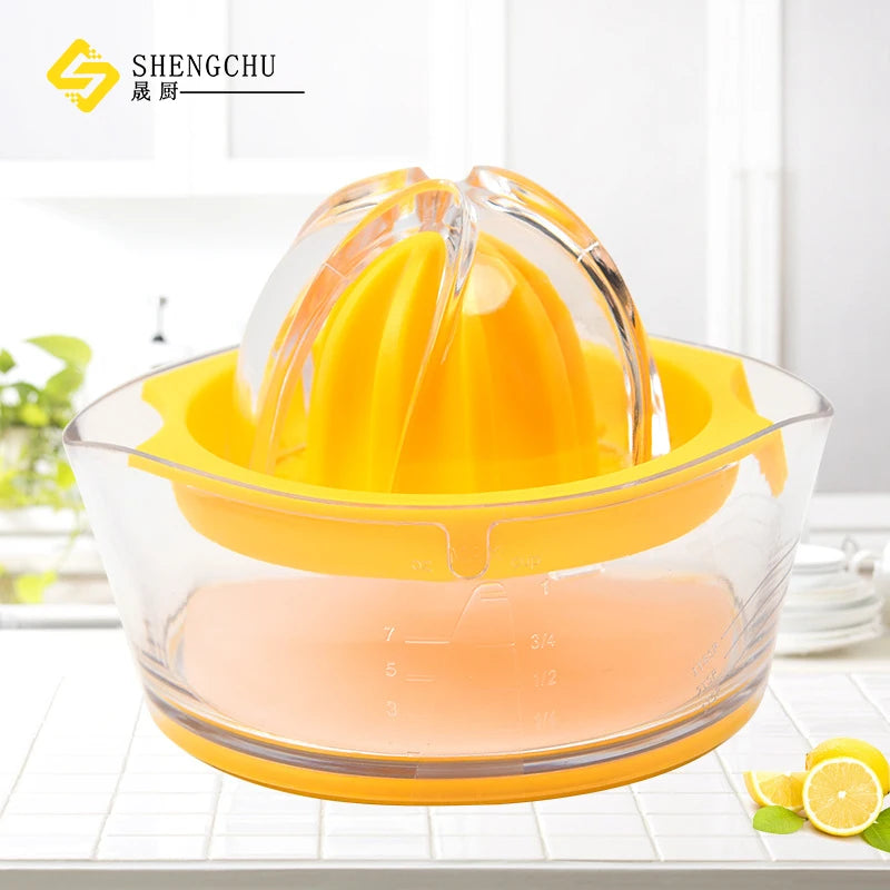 4 in 1 Multi-functional Manual Lemon Juicer Squeezers Orange Lemon Grapefruit Citrus Rotation Juice Press Kitchenware