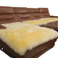 MWfur Natural Sheepskin Cushion Square Shape Customized Rug Fashion Australian Sheepskin Seat Cover for Sofa