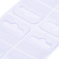Display Adhesive Stickers Hang Tab With Delta Hole