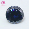 Fashion  Vivid Lab Grown VVS Sapphire Blue Loose Diamond Round Brillant Cut Moissanite for Jewelry