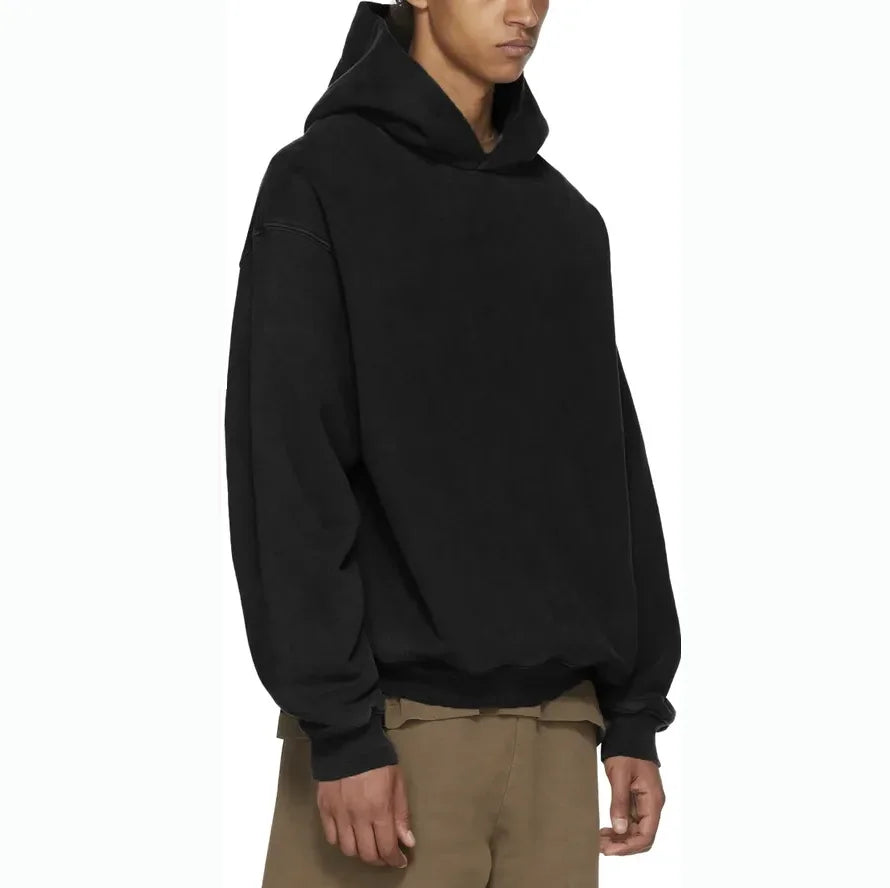 600 Gsm French Terry Heavyweight 100% Cotton Blank Pullover Thick Unisex Hoodie Manufacturer Clothes Men Oversized Custom Hoodie