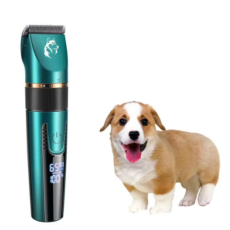 Precision Pet Grooming Clipper Effortless Ceramics and Plastic Grooming Tools Battery Powered Pet Grooming Kit