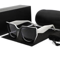 European and American Big Thickness Frame Personality Designer Sun Glasses Lentes De Sol Polarized Acetate Sunglasses