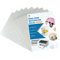 20 Sheets A4 High Sticky Bake Free Printable Water Slide Decal Paper No Baking Clear Transfer for Ceramic Glass