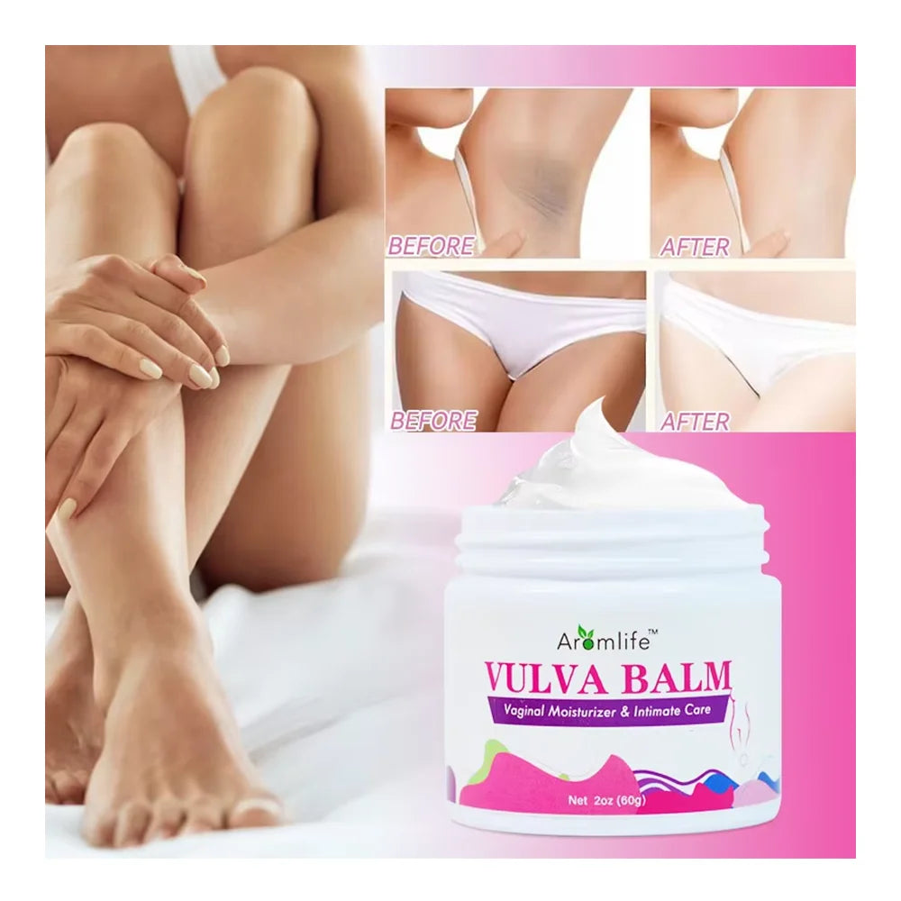 Chinaherbs OEM Soothe Irritated Vulva Skin Balm Cream Menopause Support Ointment for Reduced Itching Dryness Feminine Hygiene