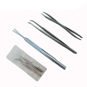 3pcs Eco-Friendly Stainless Steel Tick Remover Tool Kit Combs for Dogs