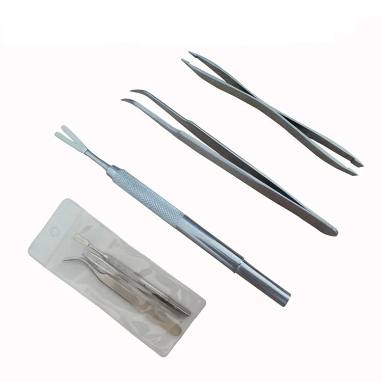 3pcs Eco-Friendly Stainless Steel Tick Remover Tool Kit Combs for Dogs