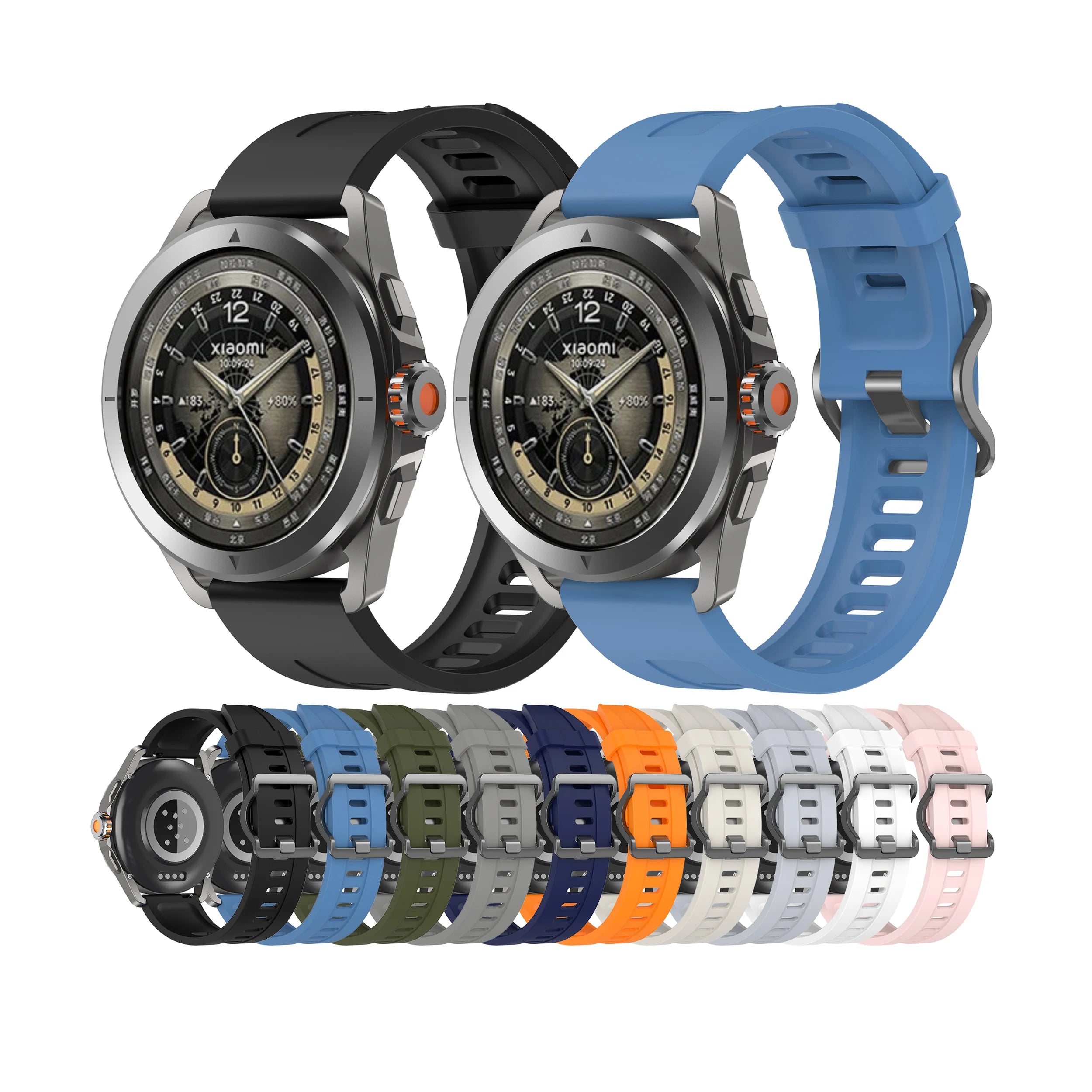 ShanHai Original Strap for Xiaomi Watch S4 Sport 2 Pro 22mm Silicone Smart Wrist Bracelet Mi Watch S3 S1 Active S2 42 46mm